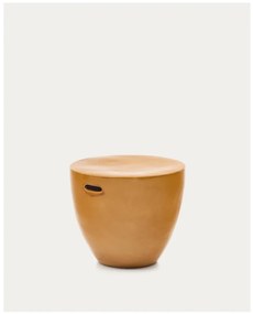 Okrągły ceramiczny stolik ogrodowy ø 46 cm Mesquida – Kave Home