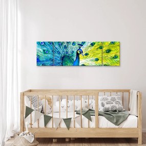 Obraz pawia (170x50 cm)