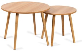 Okrągłe stoliki zestaw 2 szt. ø 60 cm Luke – Bonami Essentials