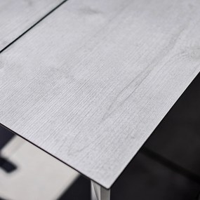 Blat do stołu 220 x 95 cm HPL szare drewno KETTLER