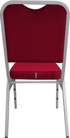 Krzesło Marco tkanina Welur bankietowe konferencyjne stelaż metalowy : Kolor Stelaża - Szary, Kolor tkaniny - VELVET - MG31