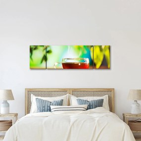 Obraz - Martwa natura z herbatą (170x50 cm)