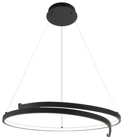 LED Żyrandol na lince LORENZO LED/35W/230V czarny