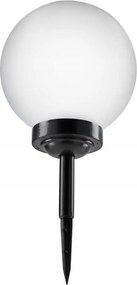 Lampa solarna LED 1,2 V 6500 K 200 mAh Ø 25 cm IP44 biały/czarny