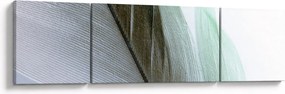 Obraz - Pióra, makro (170x50 cm)