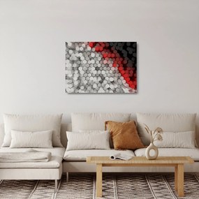 Obraz na szkle - sześciokąty 3D (70x50 cm)