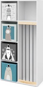 Półka dla dzieci biały 72x29.1x143 marvin