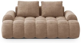 Jasnobrązowa aksamitna sofa 175 cm Linz – Cosmopolitan Design