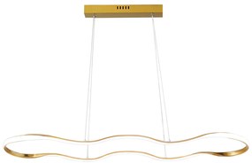 LAMPA SUFITOWA WISZĄCA LED LHJ028-CP 100cm Złota