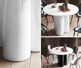 Okrągły stół w wysokim połysku Raveo Hubertus