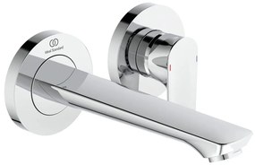 Umywalkowa bateria podtynkowa w kolorze srebra z połyskiem Connect Air – Ideal Standard