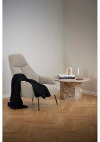Jasnobrązowy marmurowy okrągły stolik ø 80 cm Naxos – Actona