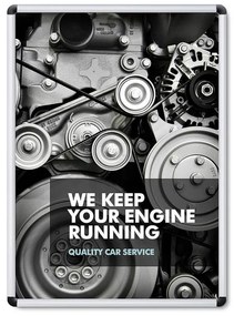 Ramy plakatowe 500x700 mm, zaokrąglone narożniki