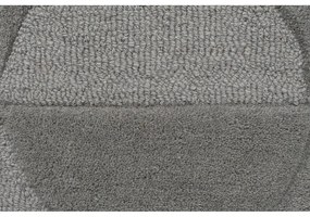 Szary wełniany dywan Flair Rugs Gigi, 160x230 cm