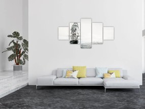 Obraz - Statek płynący po oceanie (125x70 cm)