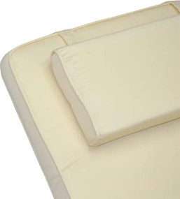 Materac z poduszką Garth - kremowa