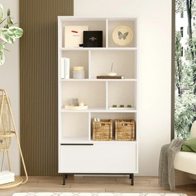 Biblioteczka One White