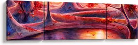 Obraz magicznego lasu (170x50 cm)