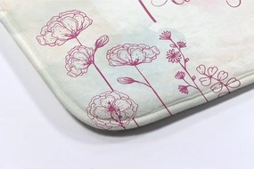 Dywanik łazienkowy Dywanik łazienkowy Kwiatowa kompozycja