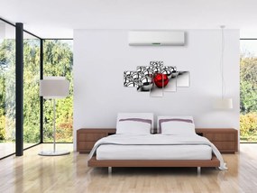 Obraz błyszczących kulek (125x70 cm)