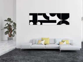 Obraz - Abstrakcja geometryczna N⁰3 (170x50 cm)