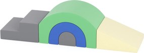 Piankowy tor przeszkód soft play do przedszkola Happy Playground H240-8B