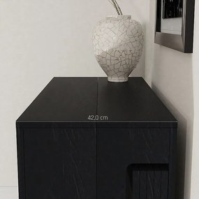 PETRA - Stół konsolowy, rozkładany od 42 cm do 3 metrów - zintegrowane przedłużenia - pomieści do 12 osób - Darmowa dostawa