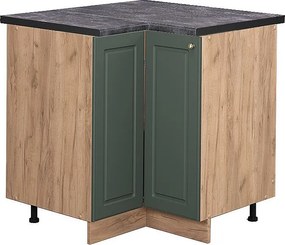 Szafka narożna green gold country 80.5x60x82 fame-line