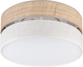 Lampa sufitowa LED SIRJA BOHO LED/20W/230V śr. 35 cm beżowy/kremowy