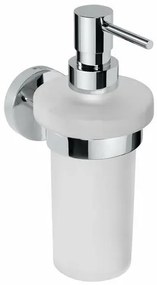 SAPHO XR101 X-Round dozownik mydła, szkło mleczne/ chrom, 230 ml