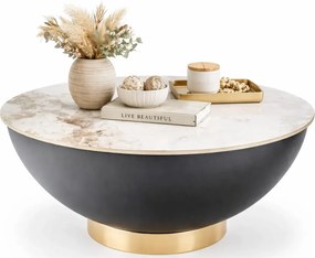 Marmurowy biały stolik kawowy S0-W95