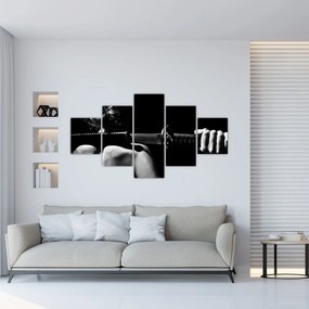 Obraz - Kobieta z mieczem (125x70 cm)
