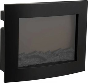 LED dekoracja nowoczesny kominek COZY WARM 40x50 cm, czarny