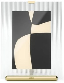 Szklana ramka stojąca w kolorze złota 16x20 cm Flute – Umbra