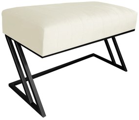 Ławka ZETA LOFT MG50 pufa podnóżek metal