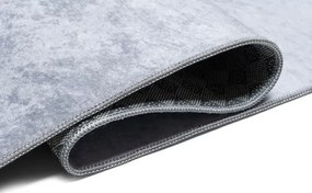 Szaro-żółty dywan dziecięcy z lwem B7-P58