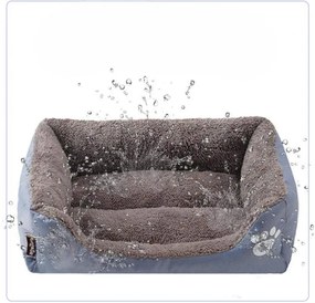 Pluszowe legowisko dla psa/kota PAWZER M 54x40 cm, szare