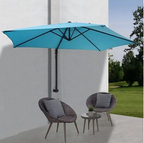 Parawan ścienny Acerra,  turkusowy