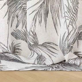Szara/kremowa zasłona 135x250 cm Palmera – Restilo