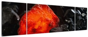 Obraz - świecący minerał (170x50 cm)