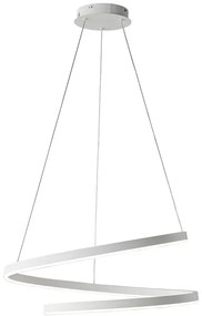 Biała lampa wisząca LED w kształcie spirali - 17X A496 B8-G26