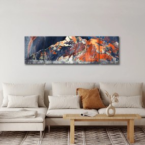 Obraz - Ilustracja domów publicznych (170x50 cm)