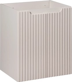Wisząca szafka umywalkowa 2-drzwiowa Nova 50 cm, kaszmir mat