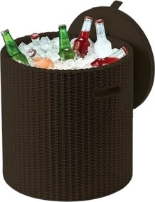Keter stolik do przechowywania Cool Stool 39 l, brązowy