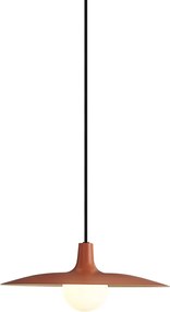 Retro Lampa Wisząca Pomarańczowa do Systemu Szynowego 1-Fazowego - Slimline Panzi