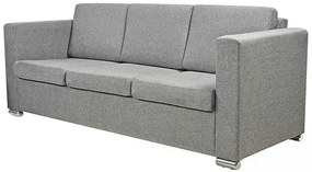 Trzyosobowa jasnoszara sofa loftowa Naxin 4S