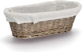 Wiklinowy koszyk na chleb, 33 x 14 x 10 cm