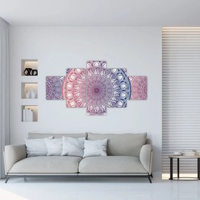 Obraz z mandali (125x70 cm)