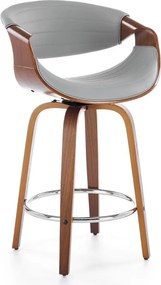 Hoker w stylu modern retro orzech + popielaty K4-N72