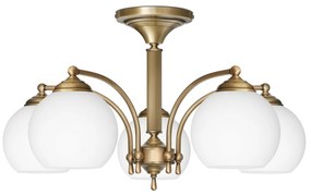 Niski żyrandol klasyczny z kulami QV-S5K